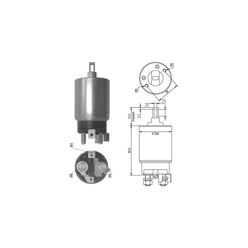 Contacteur, démarreur MAGNETI MARELLI 940113050351