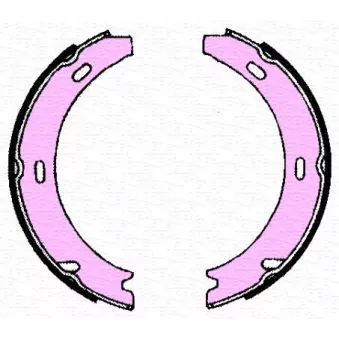 Jeu de 4 plaquettes de frein avant MAGNETI MARELLI