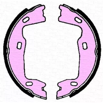 Jeu de 4 plaquettes de frein avant MAGNETI MARELLI