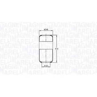 Ressort pneumatique, suspension pneumatique MAGNETI MARELLI