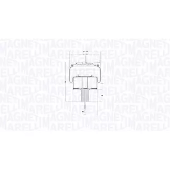 Ressort pneumatique, suspension pneumatique MAGNETI MARELLI 030607020307