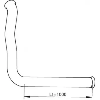 Tuyau d'échappement DINEX