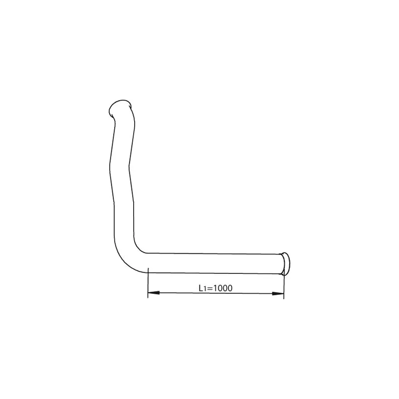 Tuyau d'échappement DINEX 81219