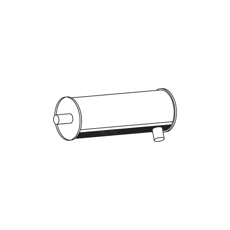 Silencieux arrière DINEX 80325