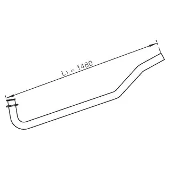 Tuyau d'échappement DINEX