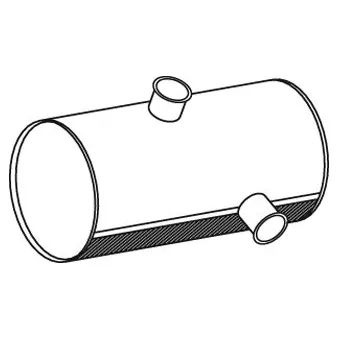 Silencieux arrière DINEX