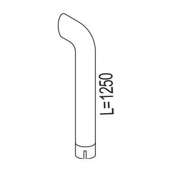 Tuyau d'échappement DINEX
