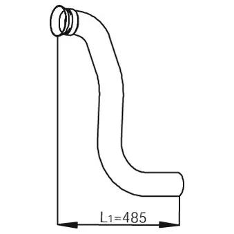 Tuyau d'échappement DINEX