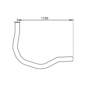 Tuyau d'échappement DINEX
