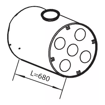 Pot de détente/silenciaux arrière DINEX