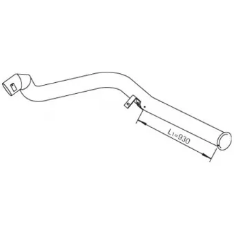 Tuyau d'échappement DINEX