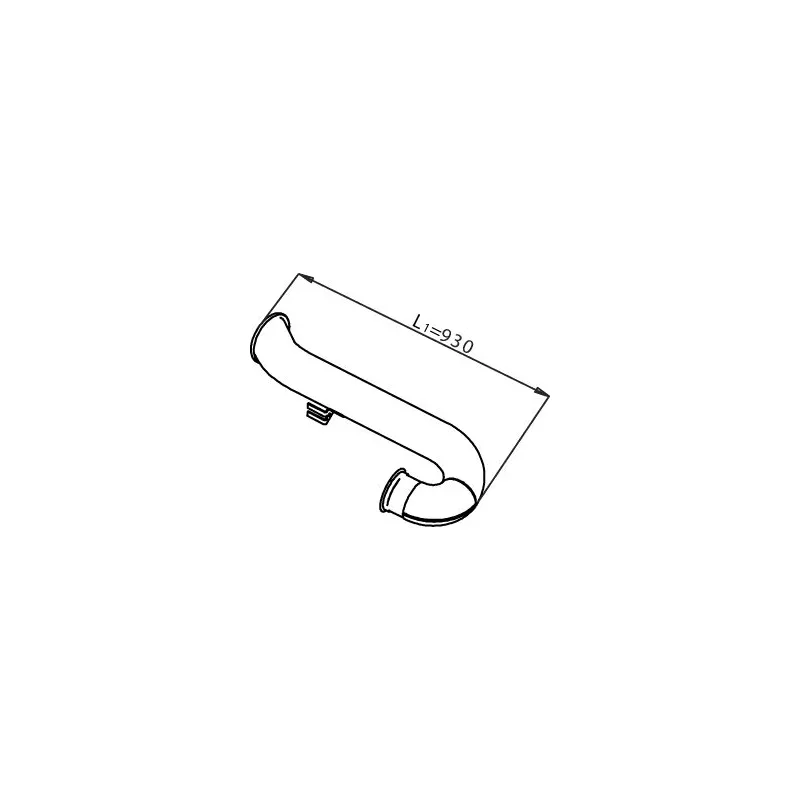 Tuyau d'échappement DINEX 21705