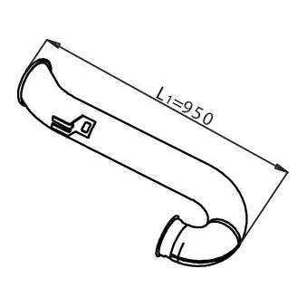 Tuyau d'échappement DINEX