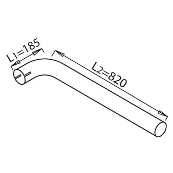 Tuyau d'échappement DINEX