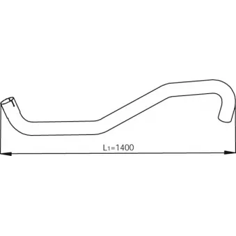 Tuyau d'échappement DINEX