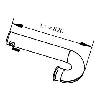 Tuyau d'échappement DINEX