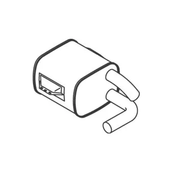 Pot de détente/silenciaux arrière DINEX