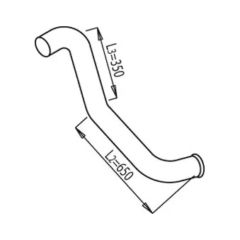 Tuyau d'échappement DINEX