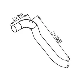 Tuyau d'échappement DINEX