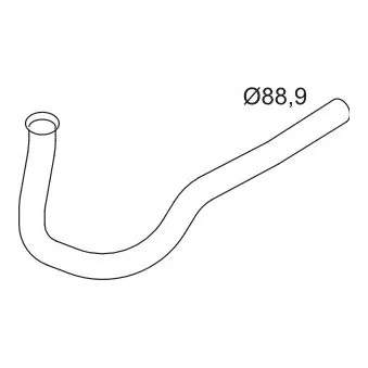 Tuyau d'échappement DINEX