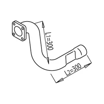 Tuyau d'échappement DINEX