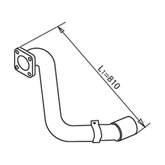 Tuyau d'échappement DINEX