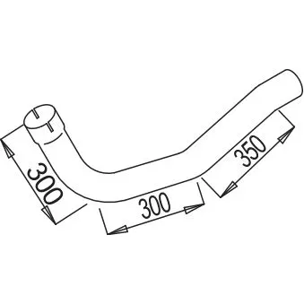 Tuyau d'échappement DINEX