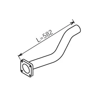 Tuyau d'échappement DINEX