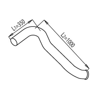 Tuyau d'échappement DINEX