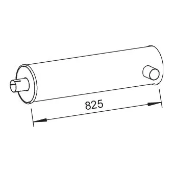 Silencieux arrière DINEX