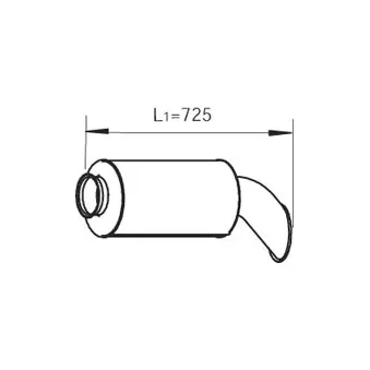 Pot de détente/silenciaux arrière DINEX