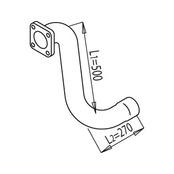 Tuyau d'échappement DINEX