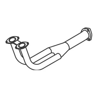 Tuyau d'échappement DINEX