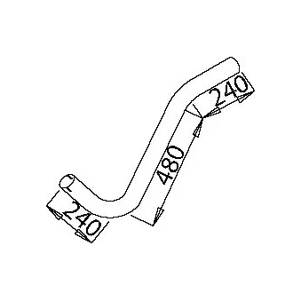 Tuyau d'échappement DINEX