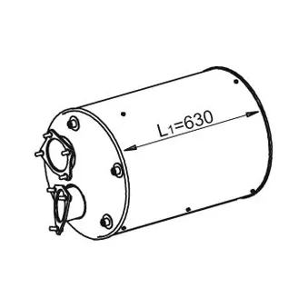 Pot de détente/silenciaux arrière DINEX