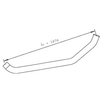 Tuyau d'échappement DINEX