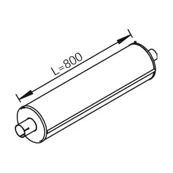 Silencieux arrière DINEX