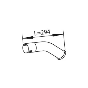 Tuyau d'échappement DINEX