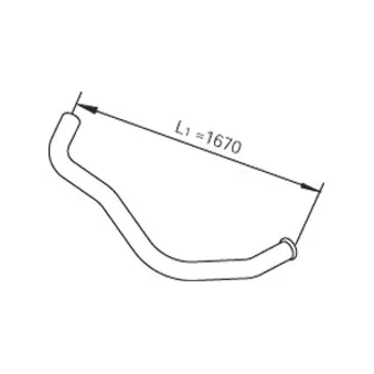 Tuyau d'échappement DINEX