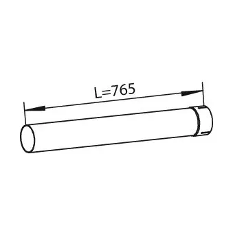 Tuyau d'échappement DINEX