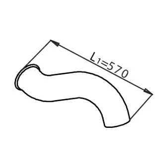 Tuyau d'échappement DINEX