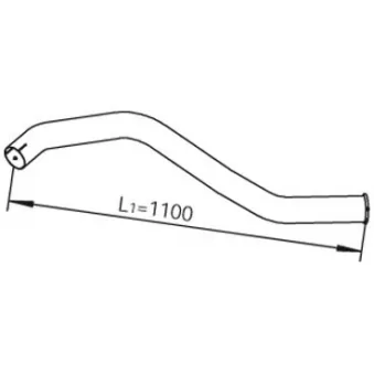 Tuyau d'échappement DINEX