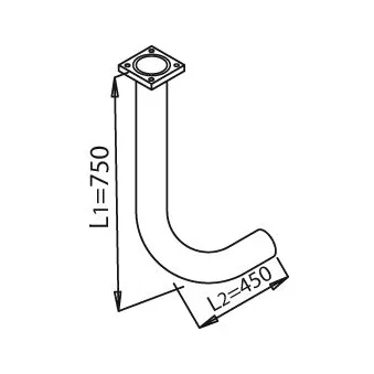 Tuyau d'échappement DINEX