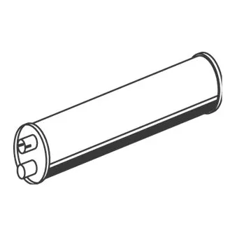 Pot de détente/silenciaux arrière DINEX 50363