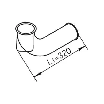 Tuyau d'échappement DINEX