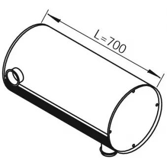 Silencieux arrière DINEX