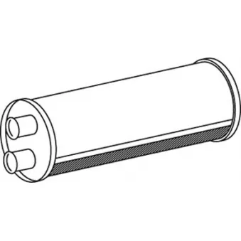 Silencieux arrière DINEX