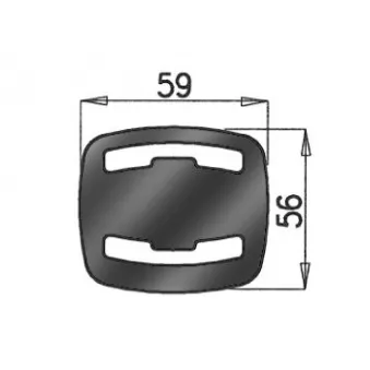 Anneau de fixation, silencieux DINEX