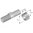 Raccord de tuyau, système d'échappement DINEX 80871 - Visuel 3