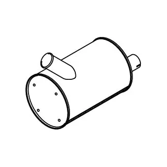 Pot de détente/silenciaux arrière DINEX